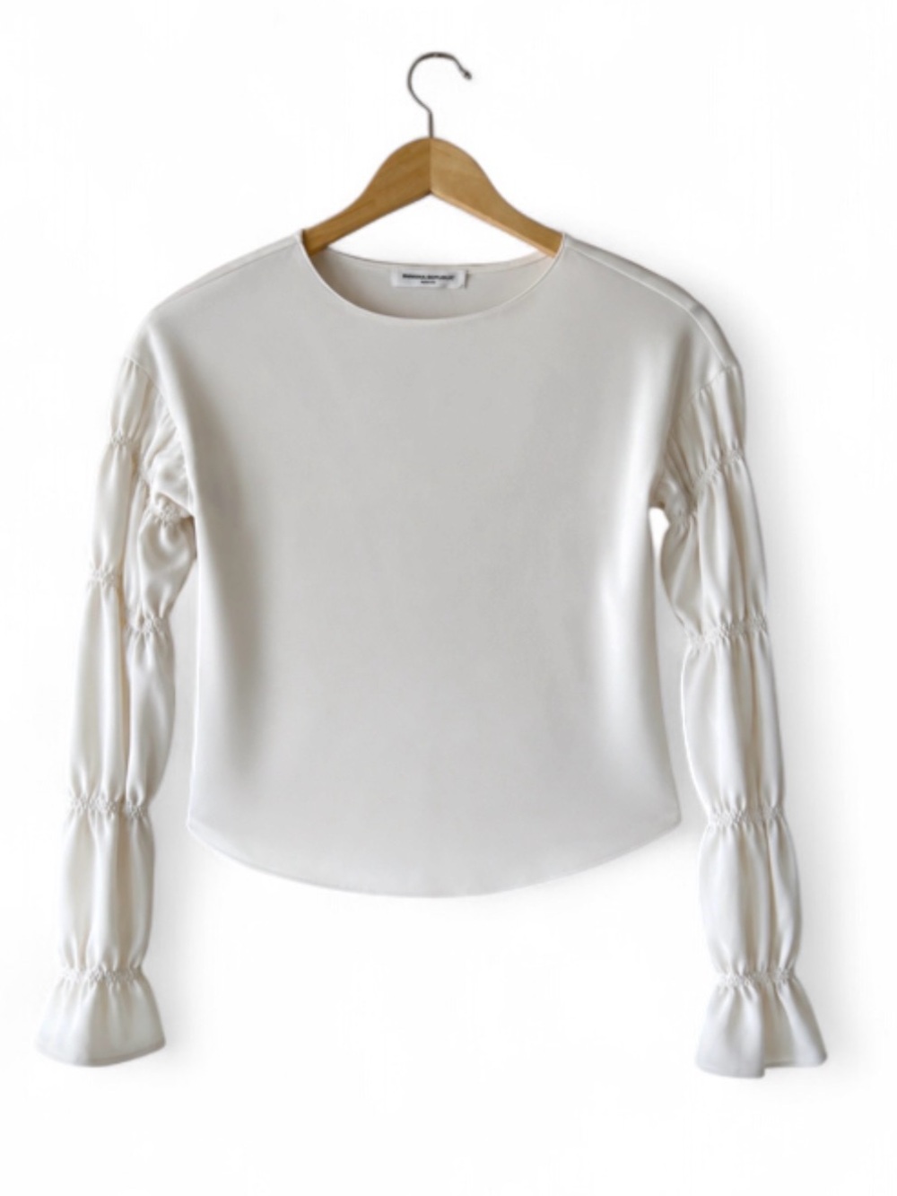 NWT Amanda Uprichard Ivory Poet Renaissance Blouse Edwardian Flowy Woman’s Small